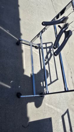 Rolling Clothing Rack with Wheels – Chrome Garment Rack