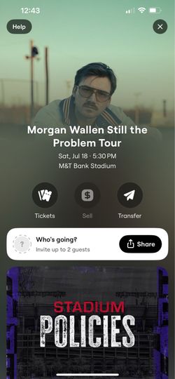 Morgan Wallen Still the problem tour Baltimore MD MT&T stadium