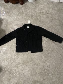 Black Denim Jacket Large