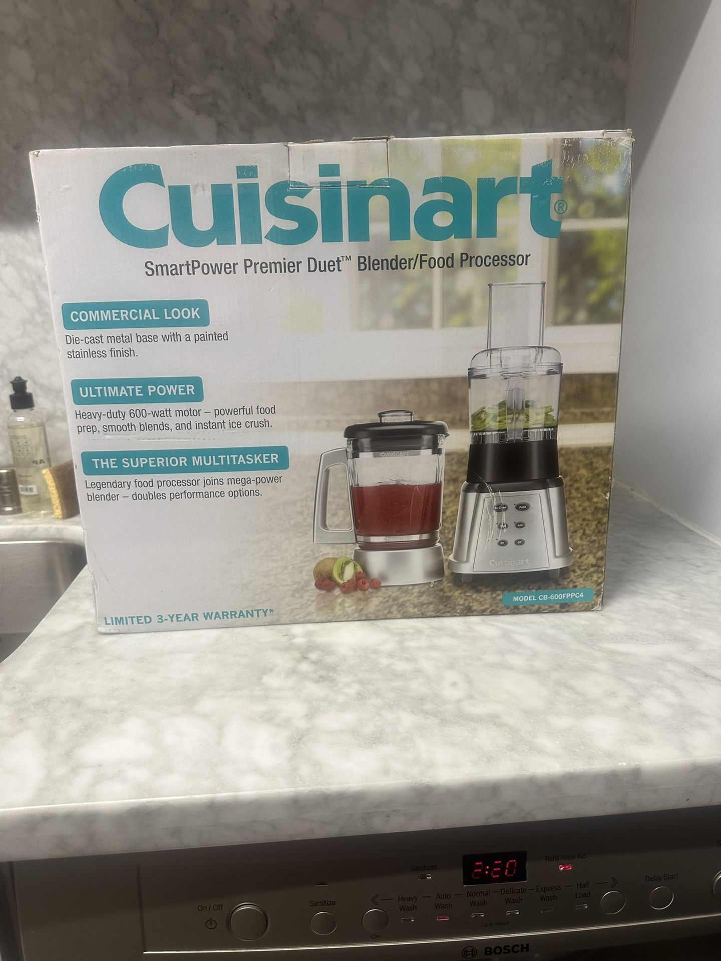 Cuisinart Stainless Steel SmartPower Premier Duet Blender/Food Processor