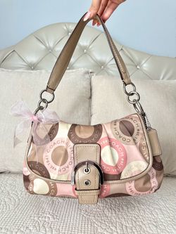 Coach Soho satin shoulder purse