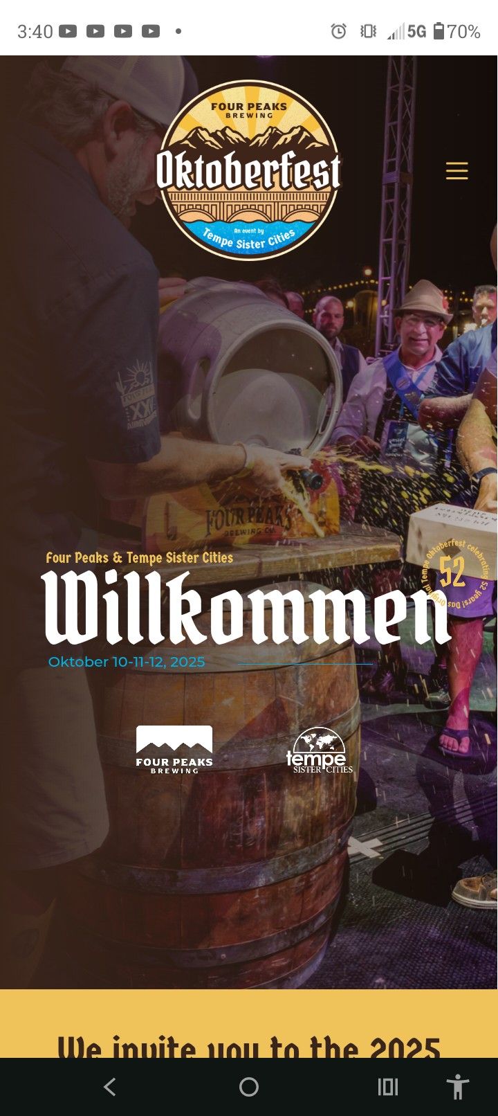 Oktoberfest Saturday Tickets