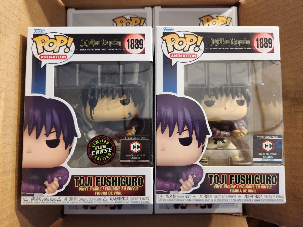 Funko POP Jujutsu Kaisen 1889 Toji Fushiguro Chalice Collectibles Exclusive Case