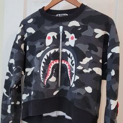 Womens Bape Crew Neck Sweatshirt Size S