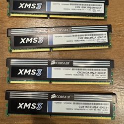 [moving sale] Corsair 16GB XMS3 (2x 8GB) DDR3 SDRAM 1600MHz 240-Pin 16 Dual Channel Kit DDR3 1600