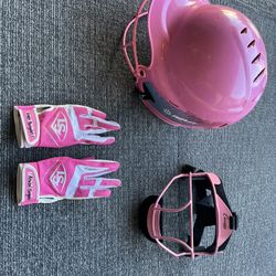 Softball Helmet & Face Mask