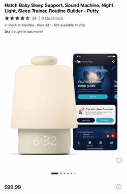 Hatch baby sound machine +