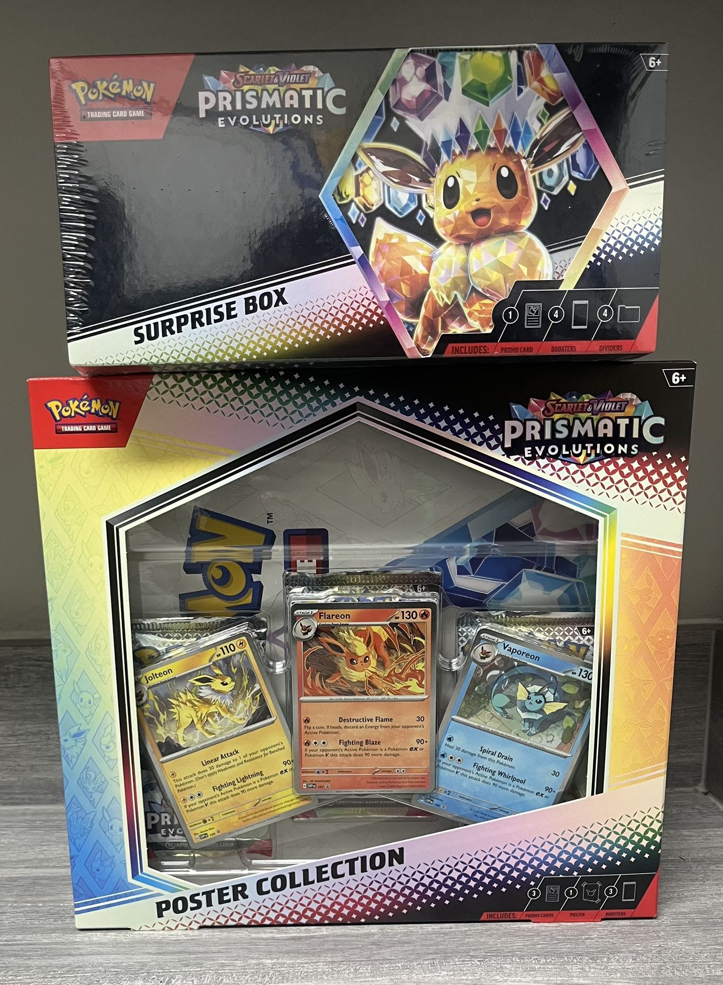 Pokemon Prismaticx Evolutions Poster Collection + Surprise Box