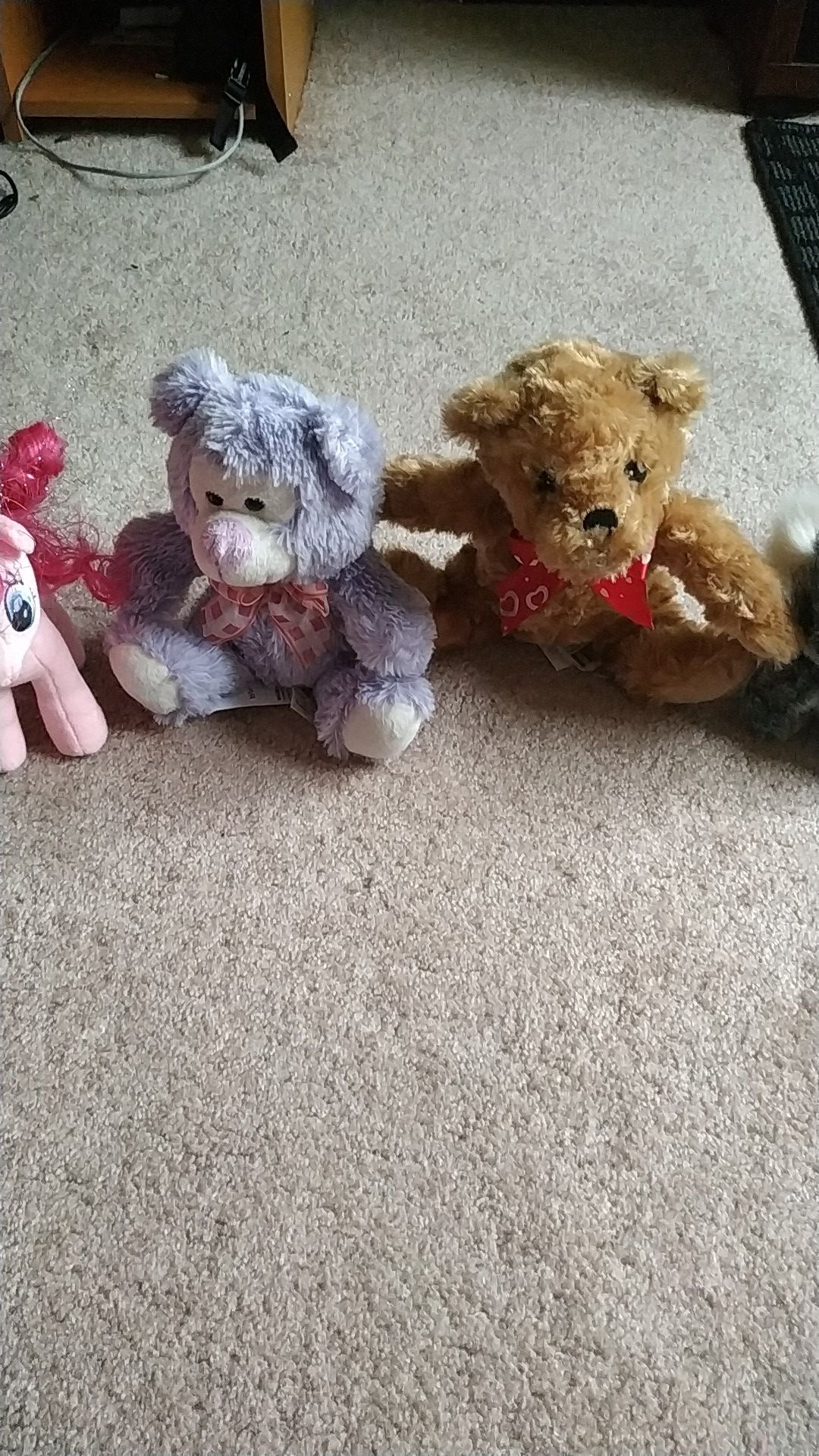 4 cute small plush toys teddy bear my little pony koala bear soft toy plush toy