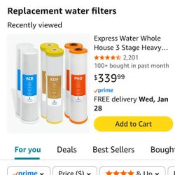 New Express 2 Year Water Filter Kit