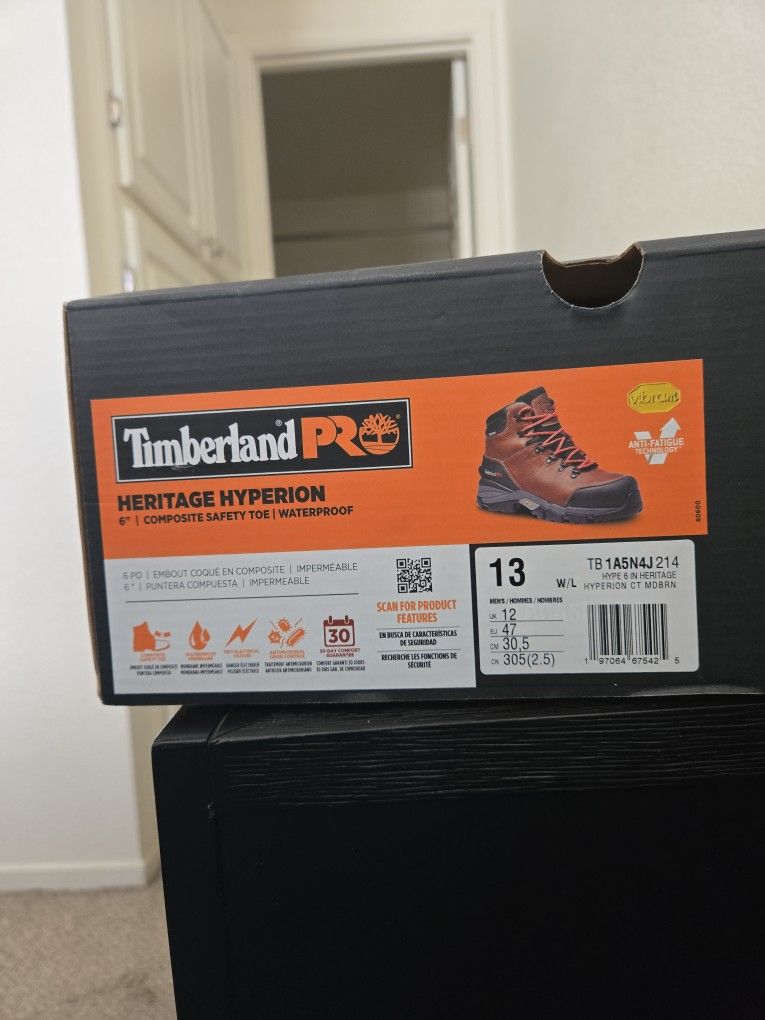 Timberland Pro Heritage Hyperion 6" Composite Safety Toe Boots