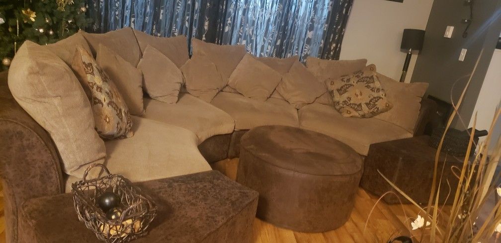 SECTIONAL COUCH SET 7PIECES