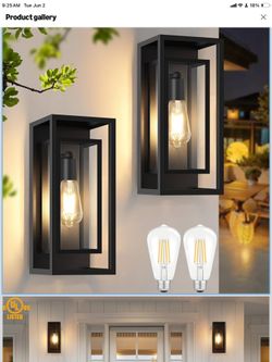 Outside wall lights