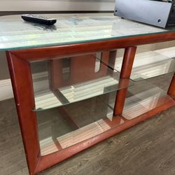 Glass TV Stand
