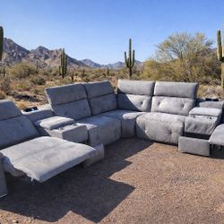 American Electric Reclining Sectional Couch + DELIVERY