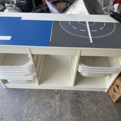 lego table w bins 