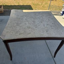 COUNTER HEIGHT MARBLE TABLE-obo