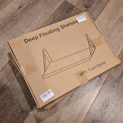 Deep Floating Shelves
