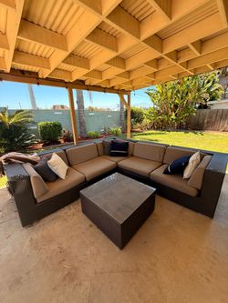 Backyard furniture set