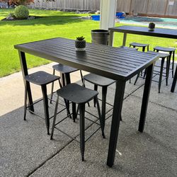 Counter Height Table(bar Stools Not Included)