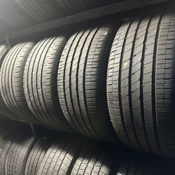 SET OF TIRE 255 40 20 GOODYEAR 85% LIFE