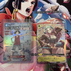 Luffy and Bonney Promo card