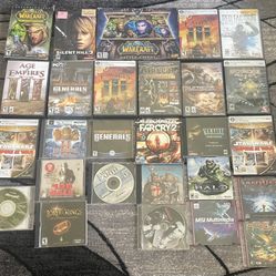 Old PC games With Disks. (Not Free)