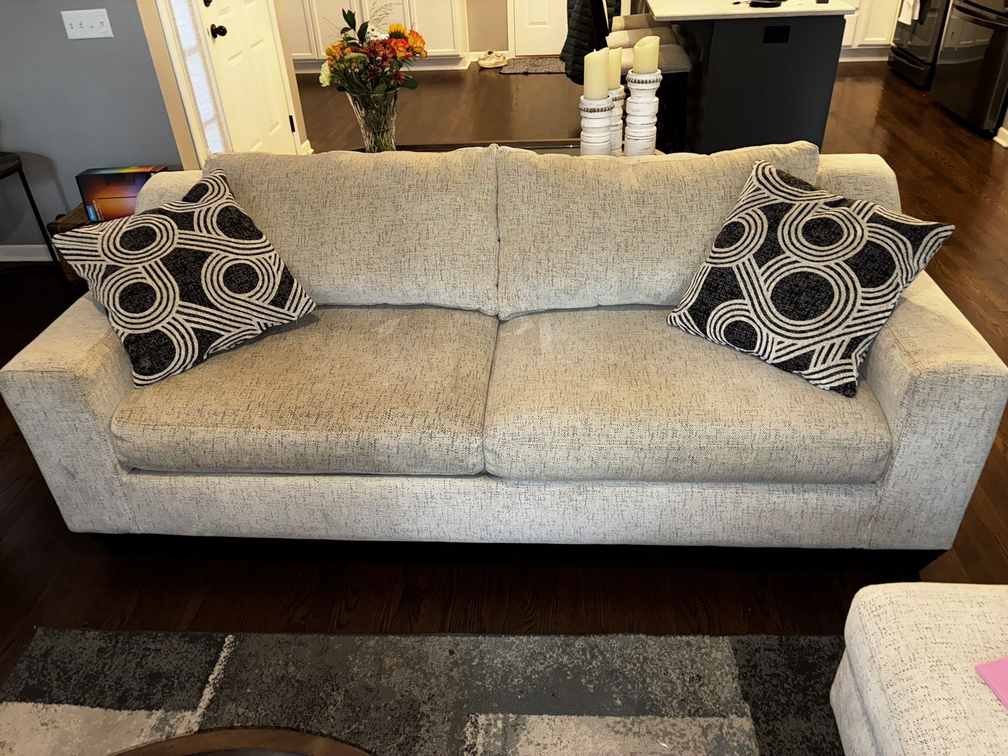 Sofa, Loveseat Ottoman