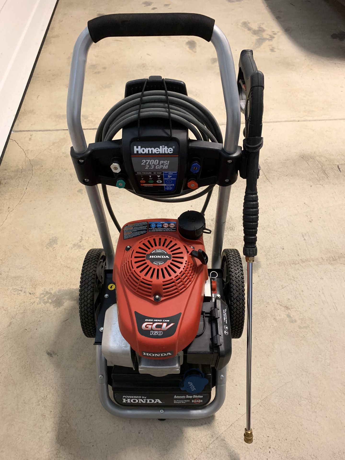 Honda pressure washer - lowballers will be ignored