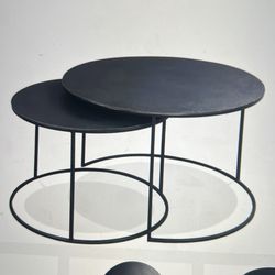 Black nesting tables - Living Spaces