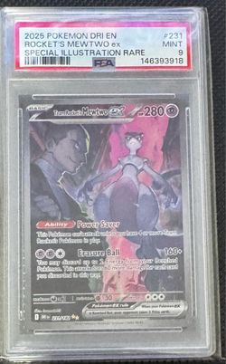 PSA 9 Rocket's Mewtwo ex Special Illustration Rare #231