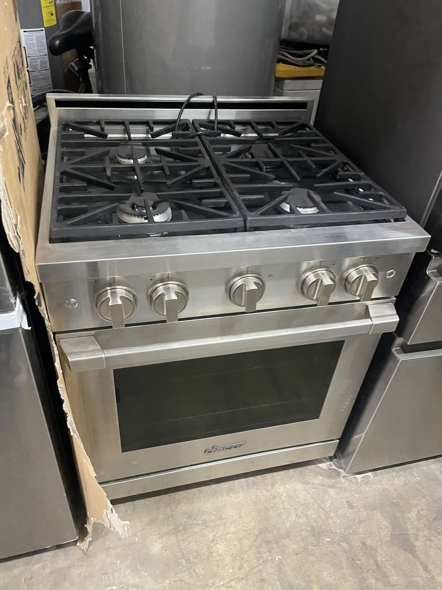 Dacor 30 Width Four Burner 110 Volt Stove