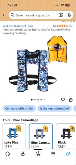 Adult water sports Vest