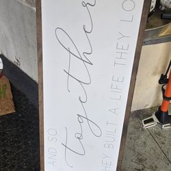 Wooden Decorative Sign