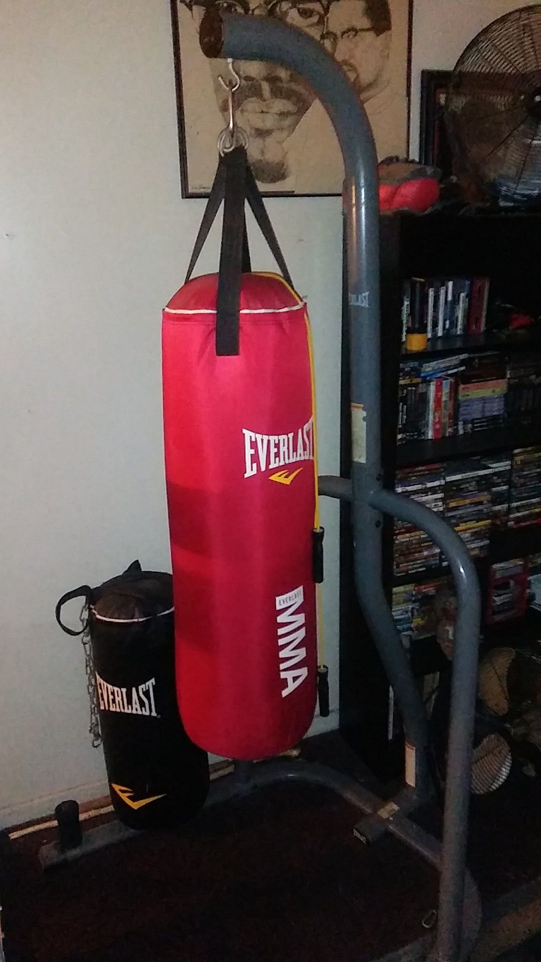 Punching bags with stand