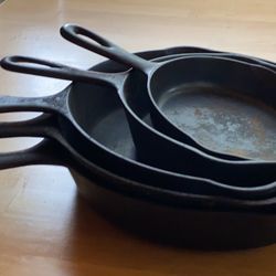 Cast Iron Lot Waring Ware And Piqua