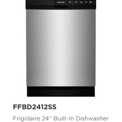 New In box Stainless Steel Frigidaire Dishwasher 