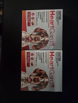 Sealed HeartGuard heart worm chewables for large dogs