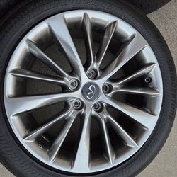 Q50 18" OEM Wheels and tires