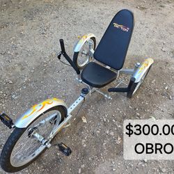 Mobo Triton Pro  Silver Tricycle For Men & Women  