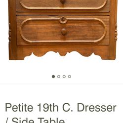 Antique Oak Chest Of Drawers