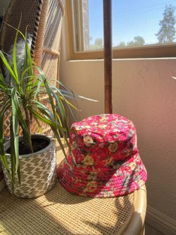 Floral bucket hat