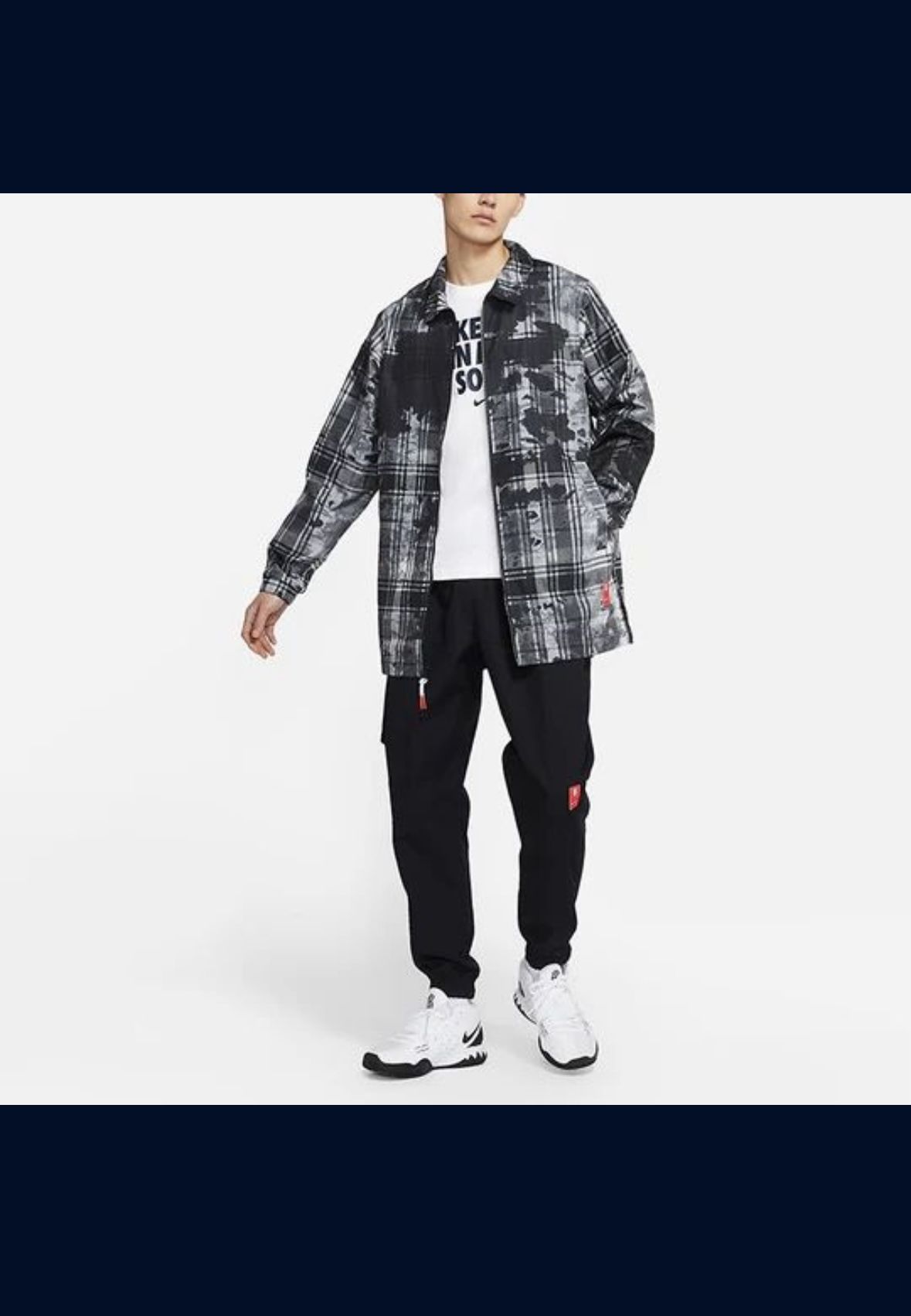 Nike- Kyrie Irvine Loose Jacket- Size XLT