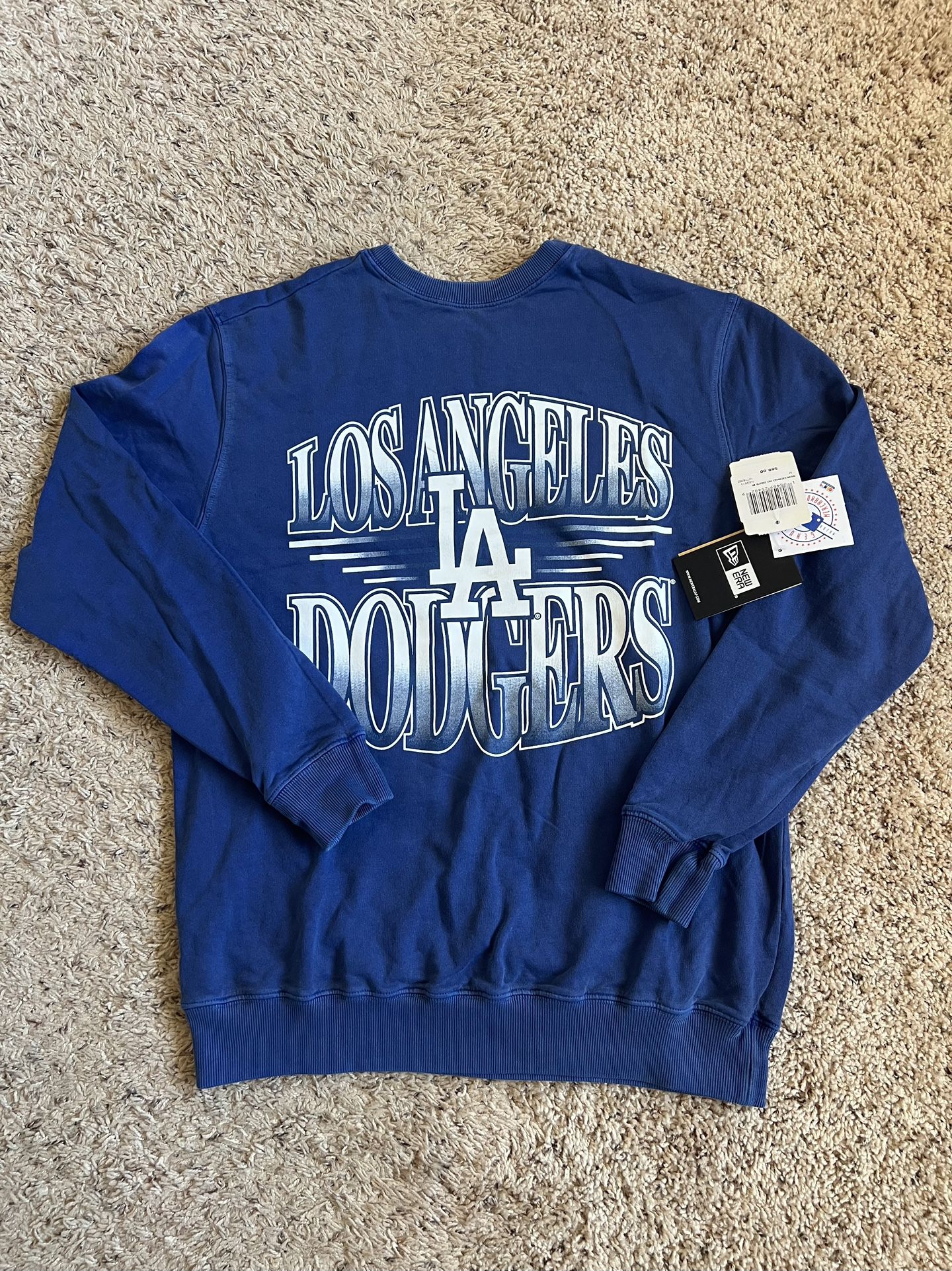 New Era Vintage Los Angeles Dodgers Crew Neck Sweater Size M