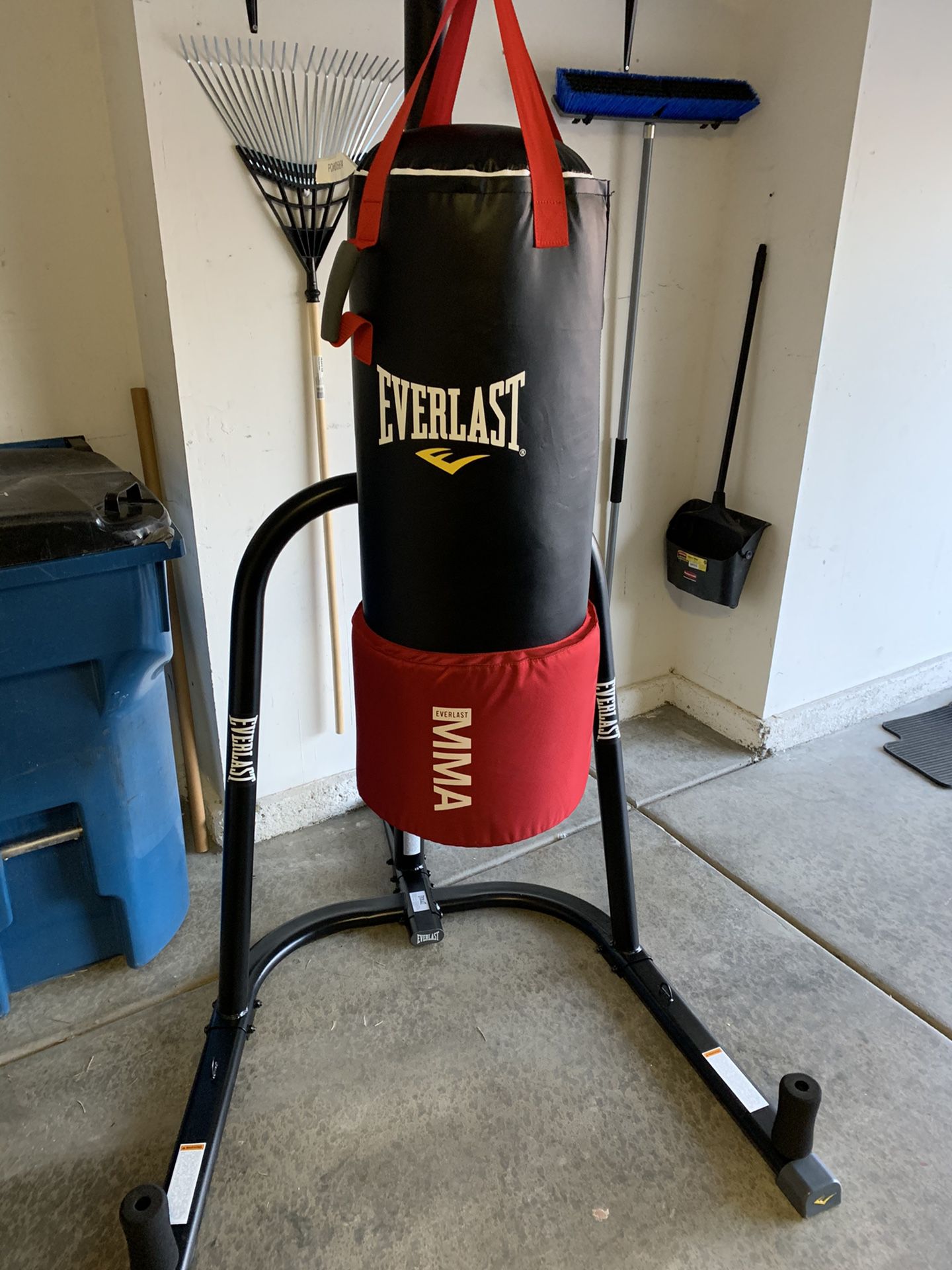Punching bag and stand