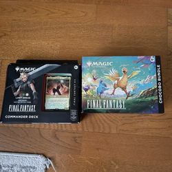BRAND NEW SEALED Chocobo Bundle & Final Fantasy Commander Deck