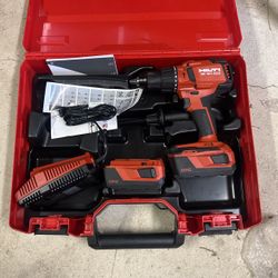 Hilti Cordless Hammer Drill Combo With Case / 2 Battery’s NEW