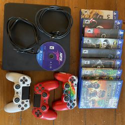 ps4 + controller and games
