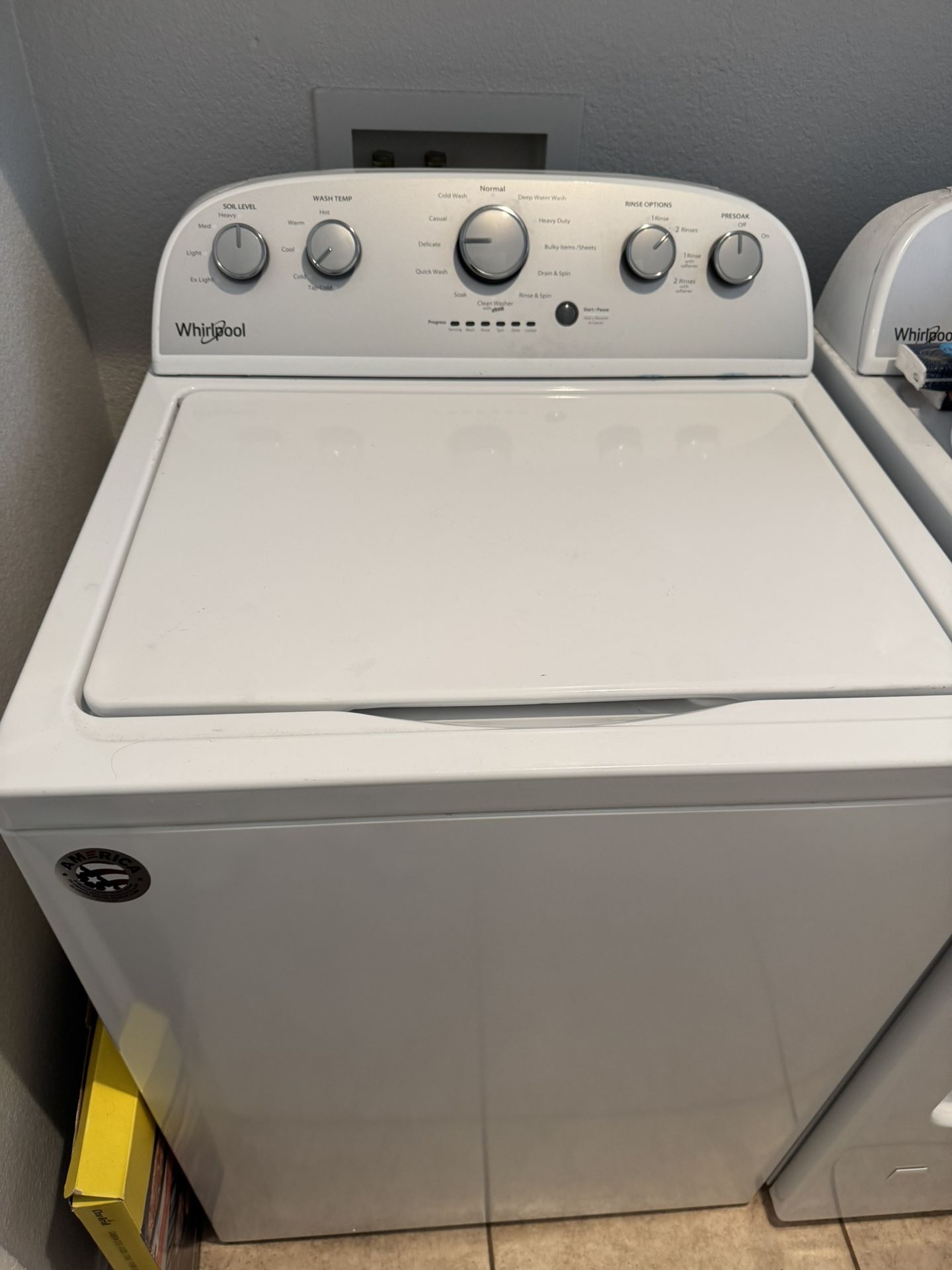 washer and dryer 