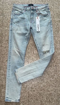 Purple jeans